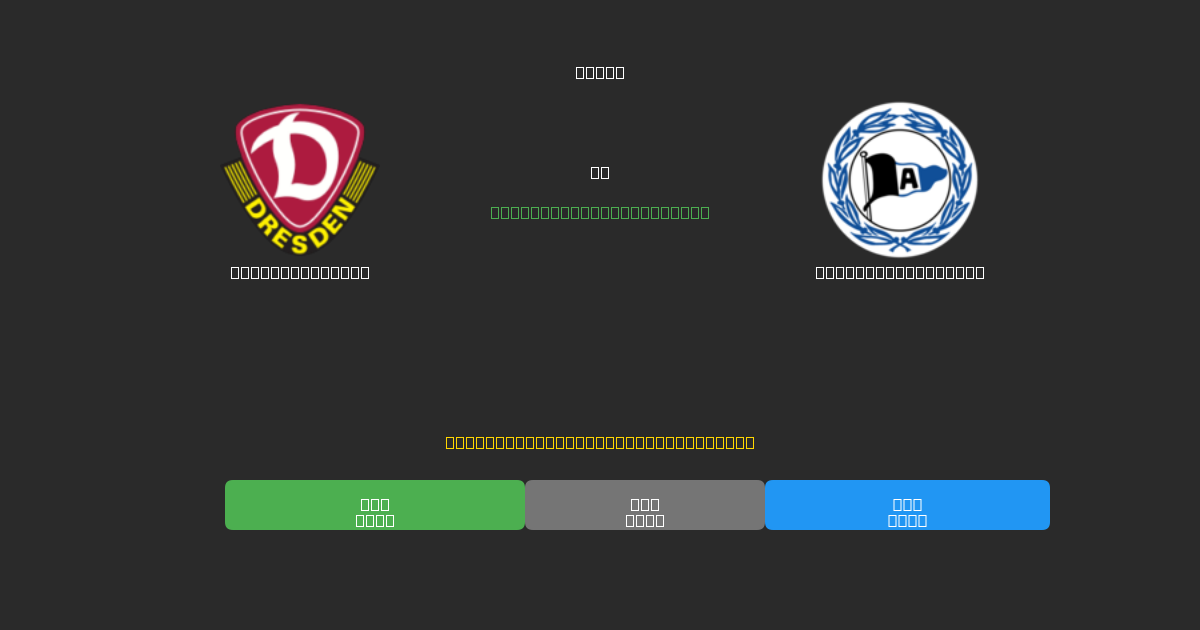 Dynamo Dresden vs Arminia Bielefeld - 80%+ dəqiqlik ilə pulsuz AI futbol proqnozları