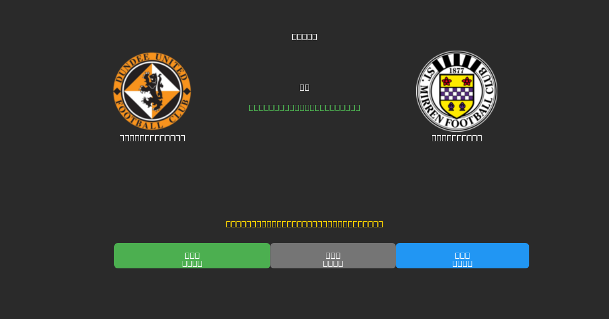 Dundee United vs St. Mirren - 80%+ dəqiqlik ilə pulsuz AI futbol proqnozları