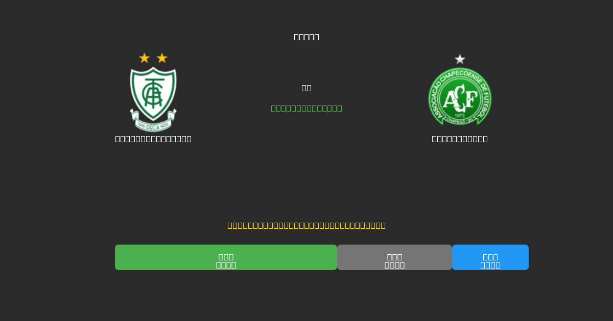 América Mineiro срещу Chapecoense - Безплатни AI прогнози, съвети за залагане и коефициенти