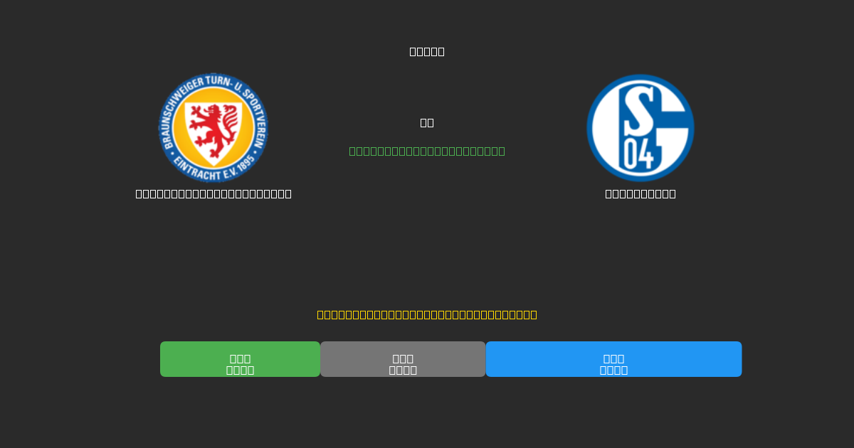 Eintracht Braunschweig срещу Schalke 04 - Безплатни AI Футболни Прогнози с 80%+ Точност