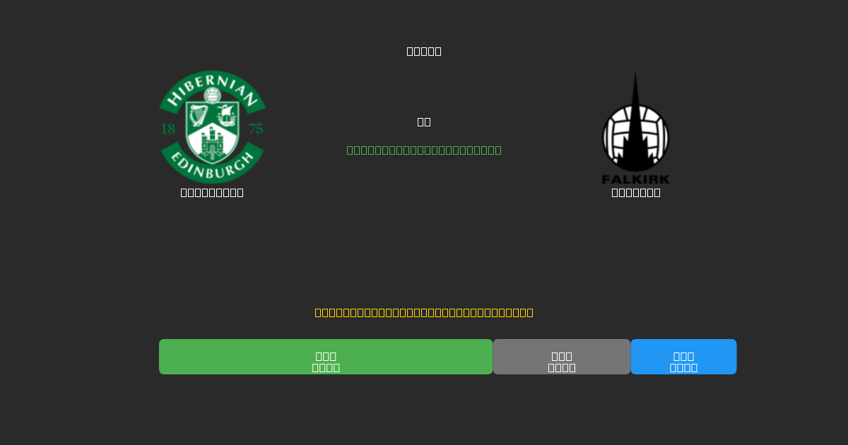 Hibernian срещу Falkirk - Безплатни AI Футболни Прогнози с 80%+ Точност