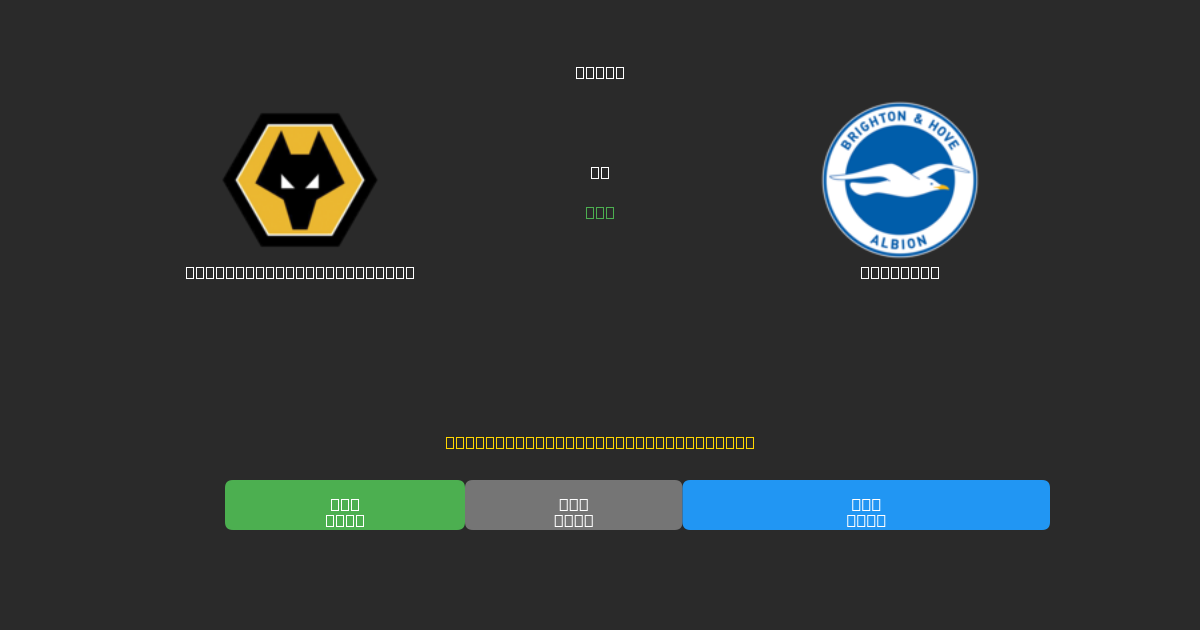 Wolverhampton Wanderers vs Brighton - ৮০%+ নির্ভুলতার সাথে বিনামূল্যে AI ফুটবল ভবিষ্যদ্বাণী