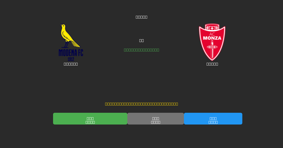 Modena vs Monza - Bezplatné AI Fotbalové Předpovědi s 80%+ Přesností