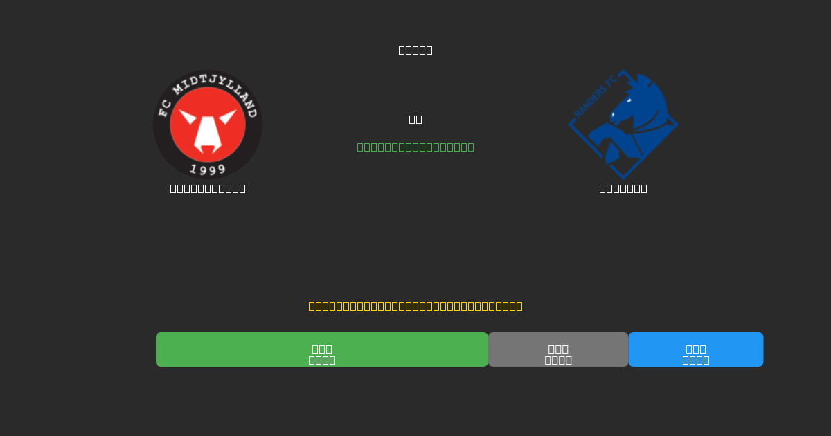 Midtjylland vs Randers - Gratis AI Forudsigelser, Væddemålstips og Odds