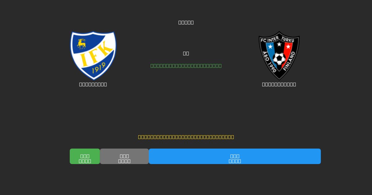 Mariehamn vs Inter Turku - Gratis AI Forudsigelser, Væddemålstips og Odds