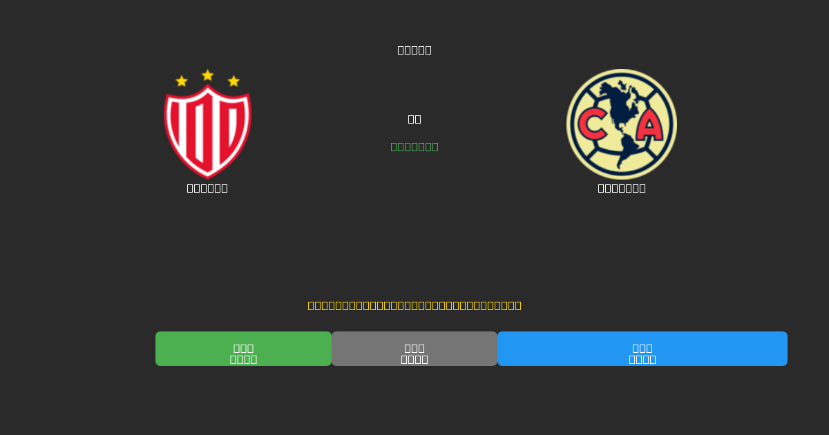 Necaxa vs América - Gratis AI Forudsigelser, Væddemålstips og Odds