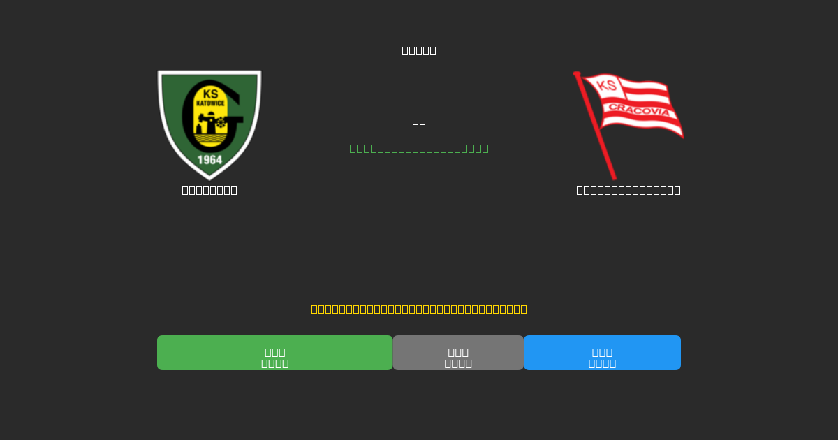 Katowice vs Cracovia Kraków - Gratis AI Forudsigelser, Væddemålstips og Odds