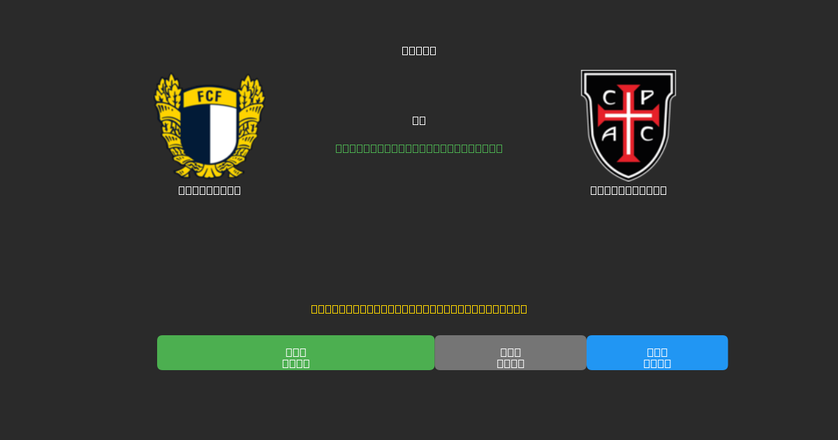 Famalicão vs Casa Pia AC - Gratis AI Forudsigelser, Væddemålstips og Odds