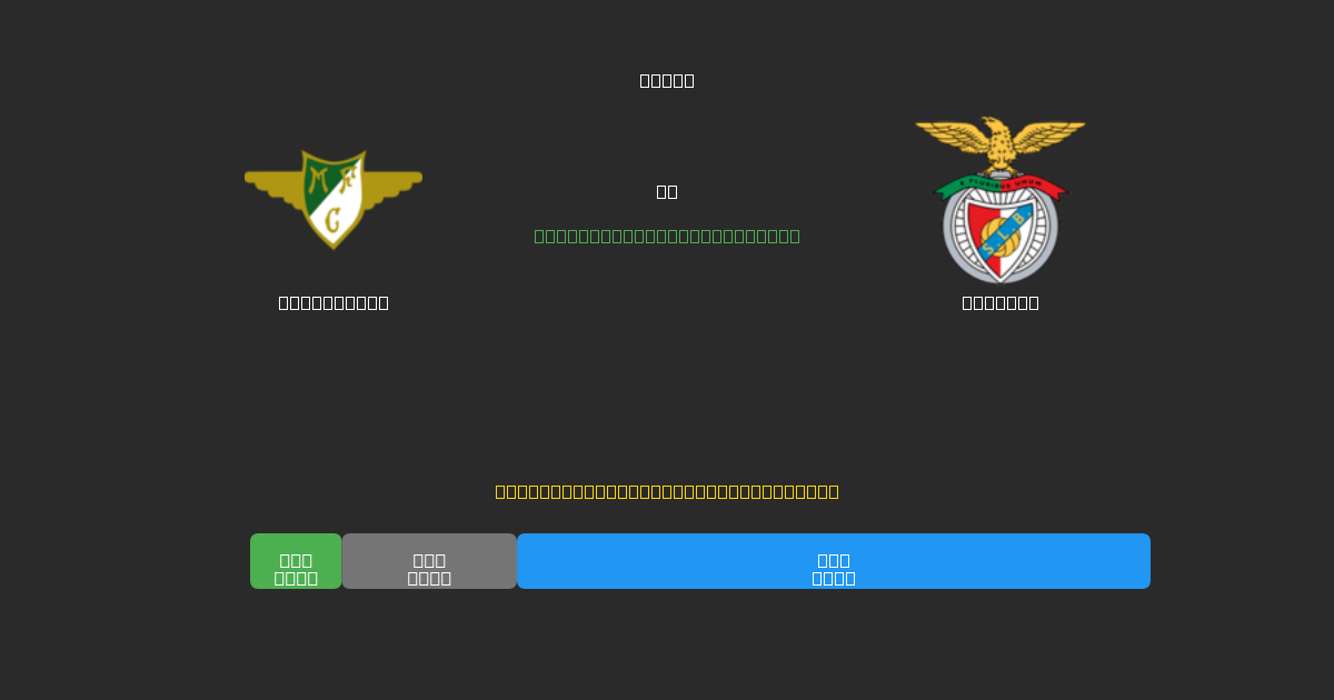 Moreirense vs Benfica - Gratis AI Fodboldforudsigelser med 80%+ Nøjagtighed
