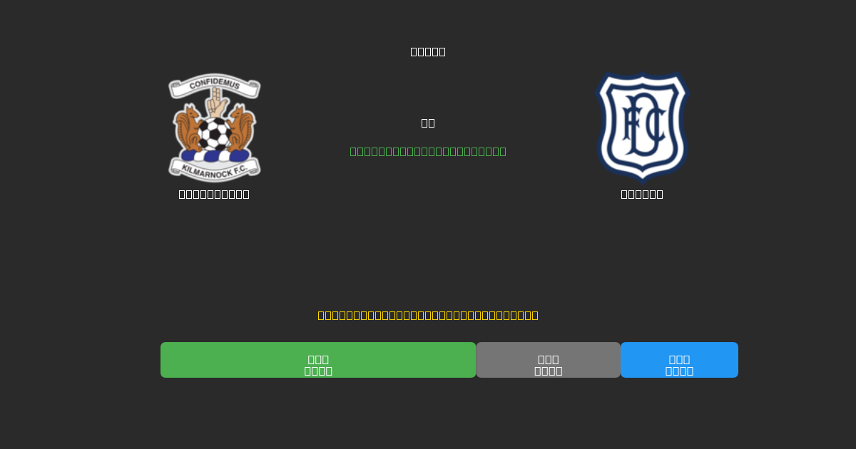 Kilmarnock vs Dundee - Gratis AI Forudsigelser, Væddemålstips og Odds