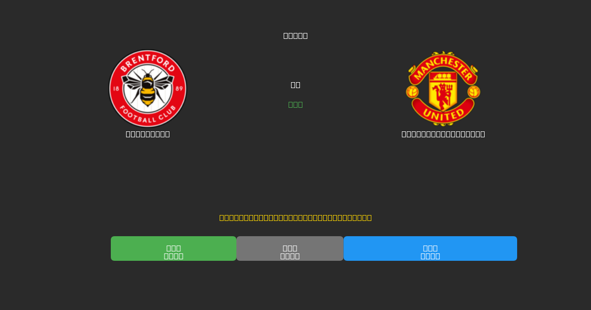 Brentford vs Manchester United - Kostenlose KI Vorhersagen, Wett-Tipps und Quoten