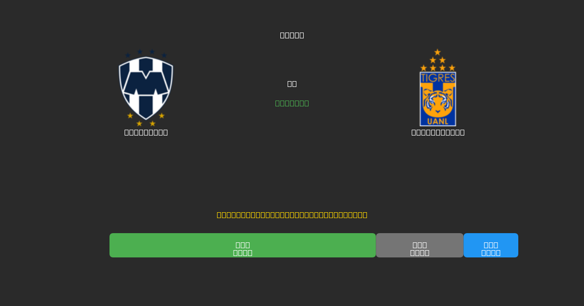 Monterrey vs Tigres UANL - Kostenlose KI Fußballvorhersagen mit 80%+ Genauigkeit