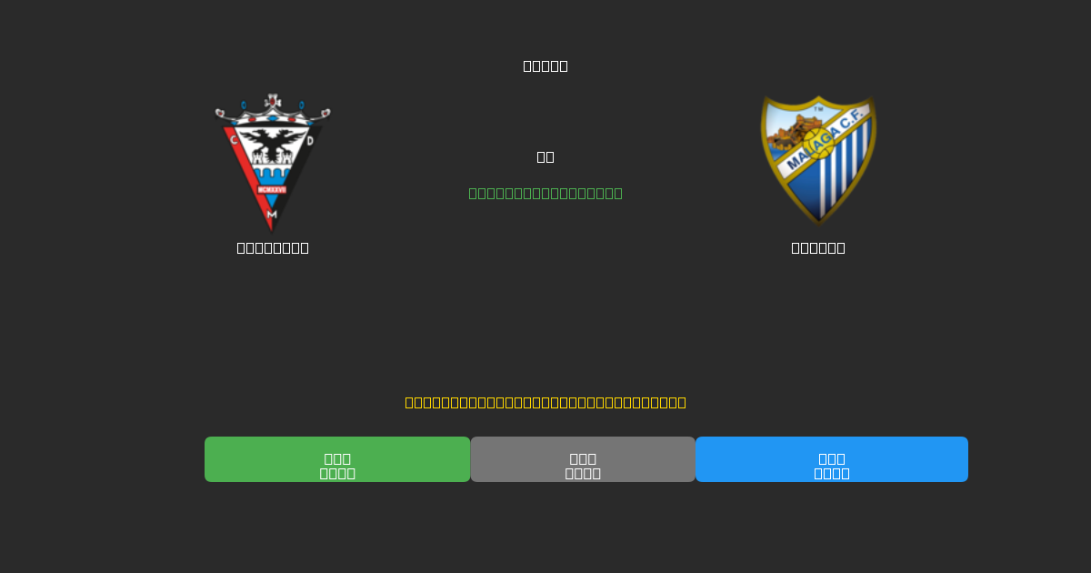 Mirandés vs Málaga - Δωρεάν AI Ποδοσφαιρικές Προβλέψεις με 80%+ Ακρίβεια