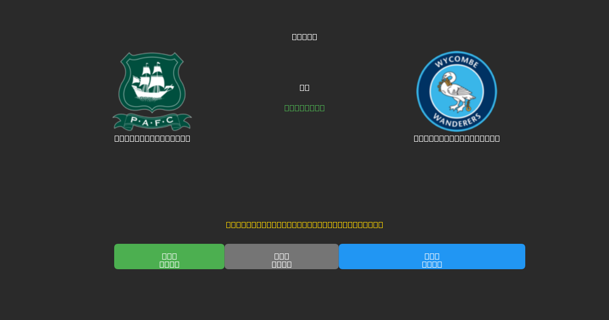 Plymouth Argyle vs Wycombe Wanderers - Free AI Football Predictions with 80%+ Accuracy
