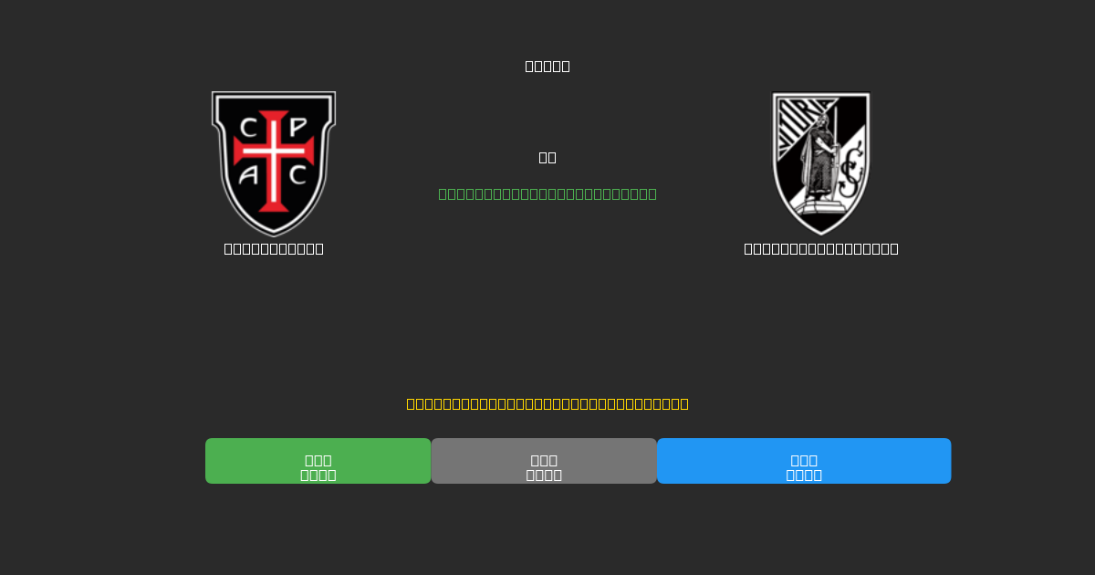 Casa Pia AC vs Vitória Guimarães - Free AI Football Predictions with 80%+ Accuracy