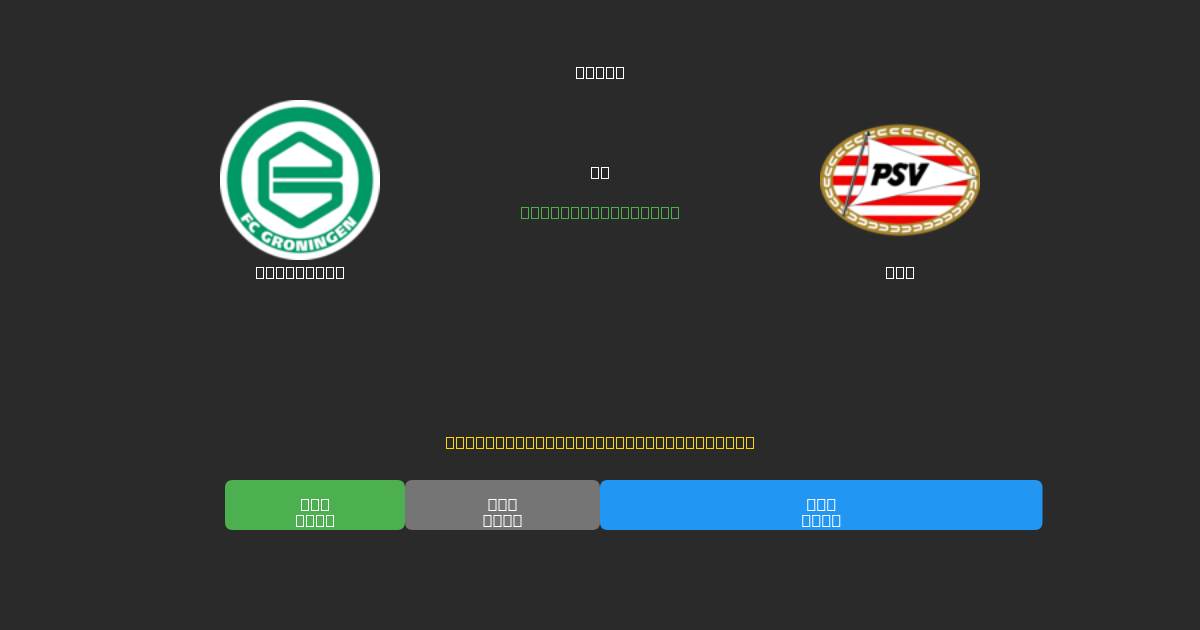 Groningen vs PSV - Free AI Football Predictions with 80%+ Accuracy
