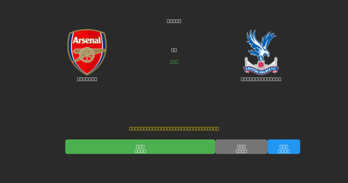 Arsenal vs Crystal Palace - Predicciones de Fútbol con IA Gratuitas con 80%+ de Precisión