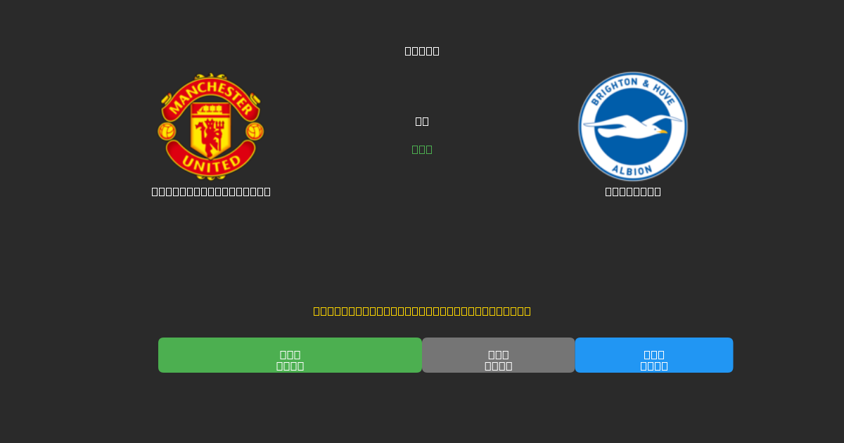Manchester United vs Brighton - Predicciones de Fútbol con IA Gratuitas con 80%+ de Precisión