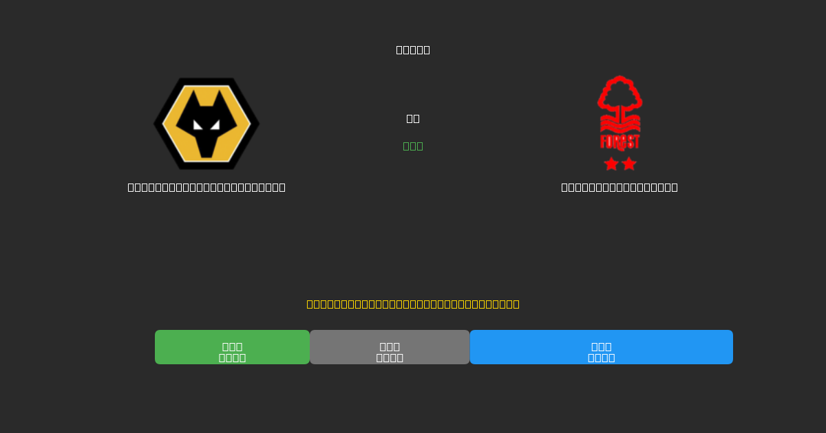 Wolverhampton Wanderers vs Nottingham Forest - Predicciones de Fútbol con IA Gratuitas con 80%+ de Precisión