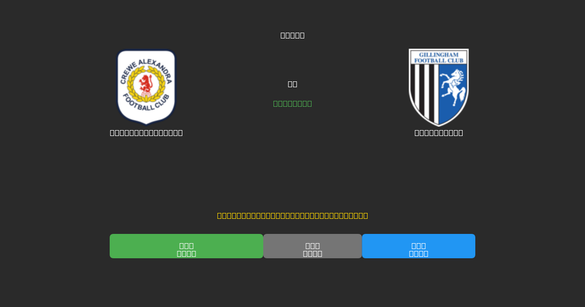 Crewe Alexandra vs Gillingham - Predicciones de Fútbol con IA Gratuitas con 80%+ de Precisión