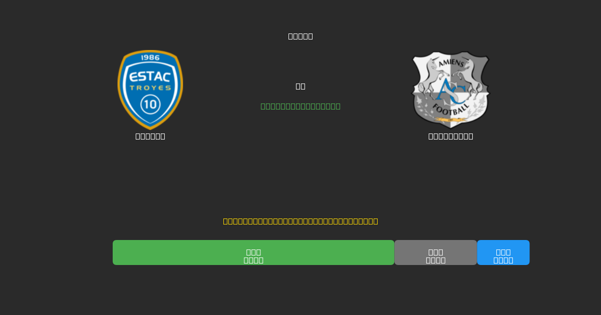 Troyes vs Amiens SC - Predicciones de Fútbol con IA Gratuitas con 80%+ de Precisión