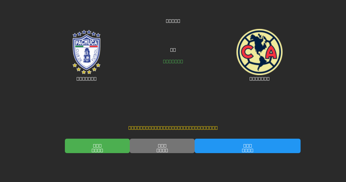 Pachuca vs América - Predicciones de Fútbol con IA Gratuitas con 80%+ de Precisión