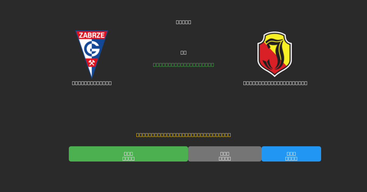 Górnik Zabrze vs Jagiellonia Białystok - Predicciones de Fútbol con IA Gratuitas con 80%+ de Precisión