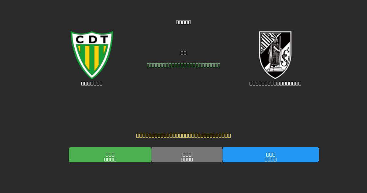Tondela vs Vitória Guimarães - Predicciones de Fútbol con IA Gratuitas con 80%+ de Precisión