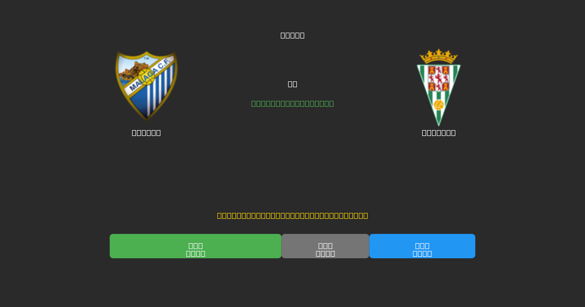 Málaga vs Córdoba - Predicciones de Fútbol con IA Gratuitas con 80%+ de Precisión