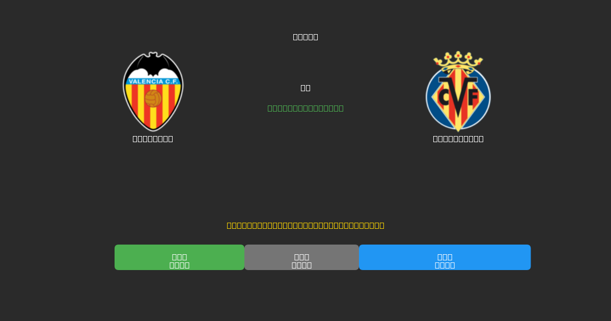 Valencia vs Villarreal - Predicciones de Fútbol con IA Gratuitas con 80%+ de Precisión