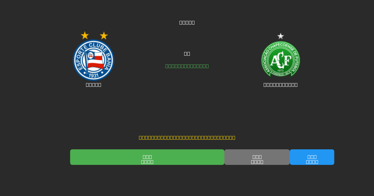 Bahia vs Chapecoense - Tasuta AI Jalgpalli Ennustused 80%+ Täpsusega