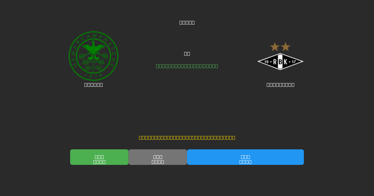HamKam vs Rosenborg - Tasuta AI Jalgpalli Ennustused 80%+ Täpsusega