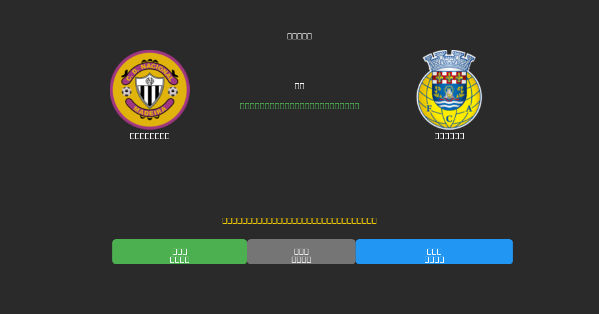 Nacional vs Arouca - Tasuta AI Jalgpalli Ennustused 80%+ Täpsusega
