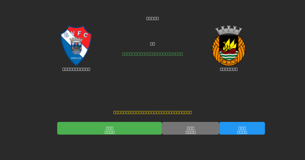 Gil Vicente vs Rio Ave - Ilmaiset AI Jalkapalloennusteet 80%+ Tarkkuudella