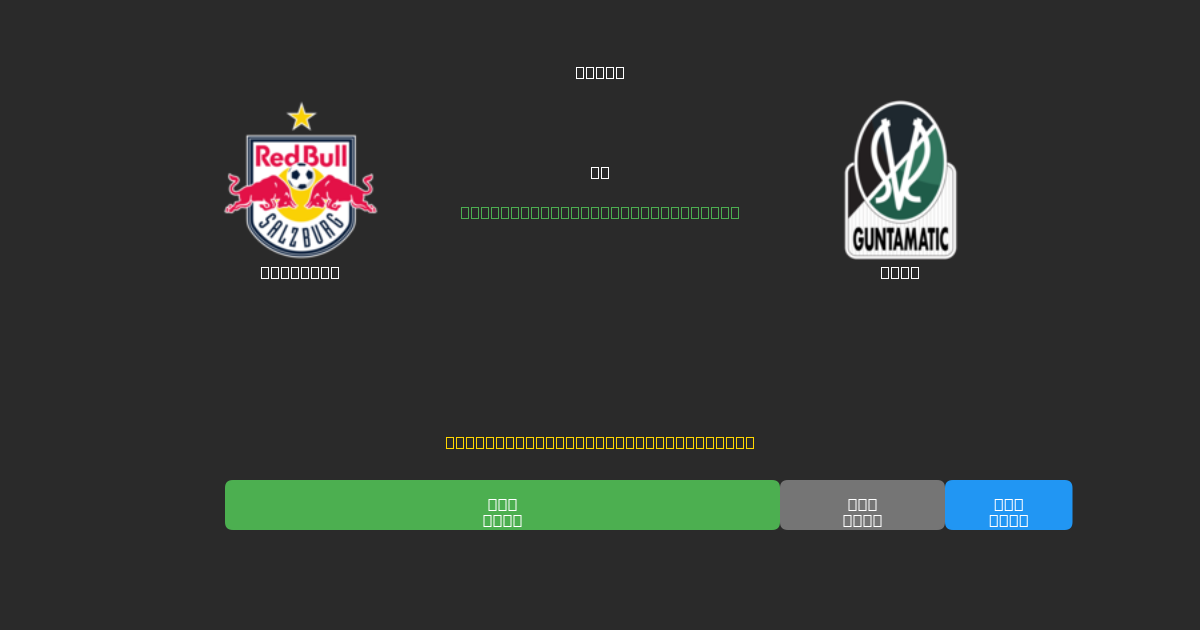 Salzburg vs Ried - Ingyenes AI Futball Előrejelzések 80%+ Pontossággal