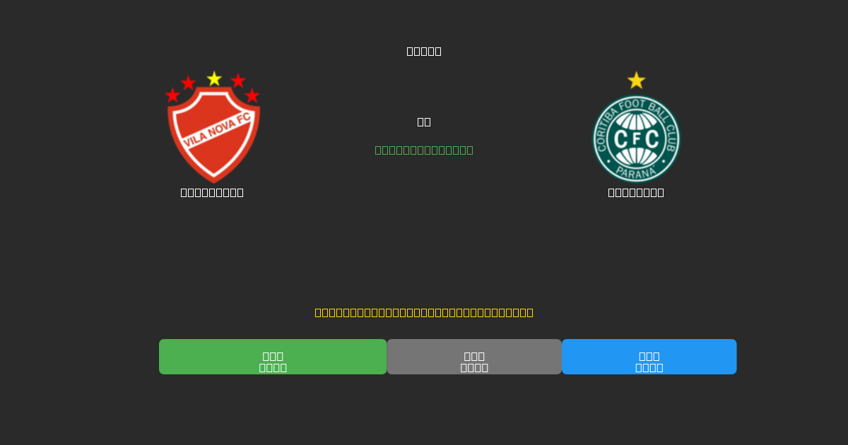 Vila Nova vs Coritiba - Ingyenes AI Előrejelzések, Fogadási Tippek és Szorzók