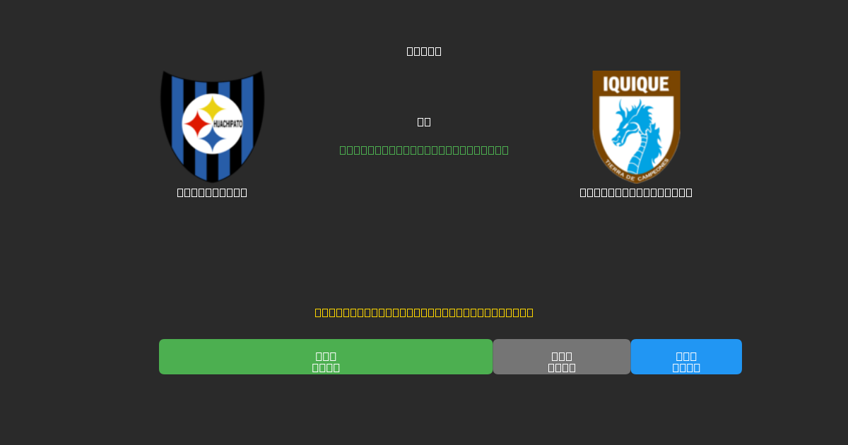 Huachipato vs Deportes Iquique - Ingyenes AI Futball Előrejelzések 80%+ Pontossággal