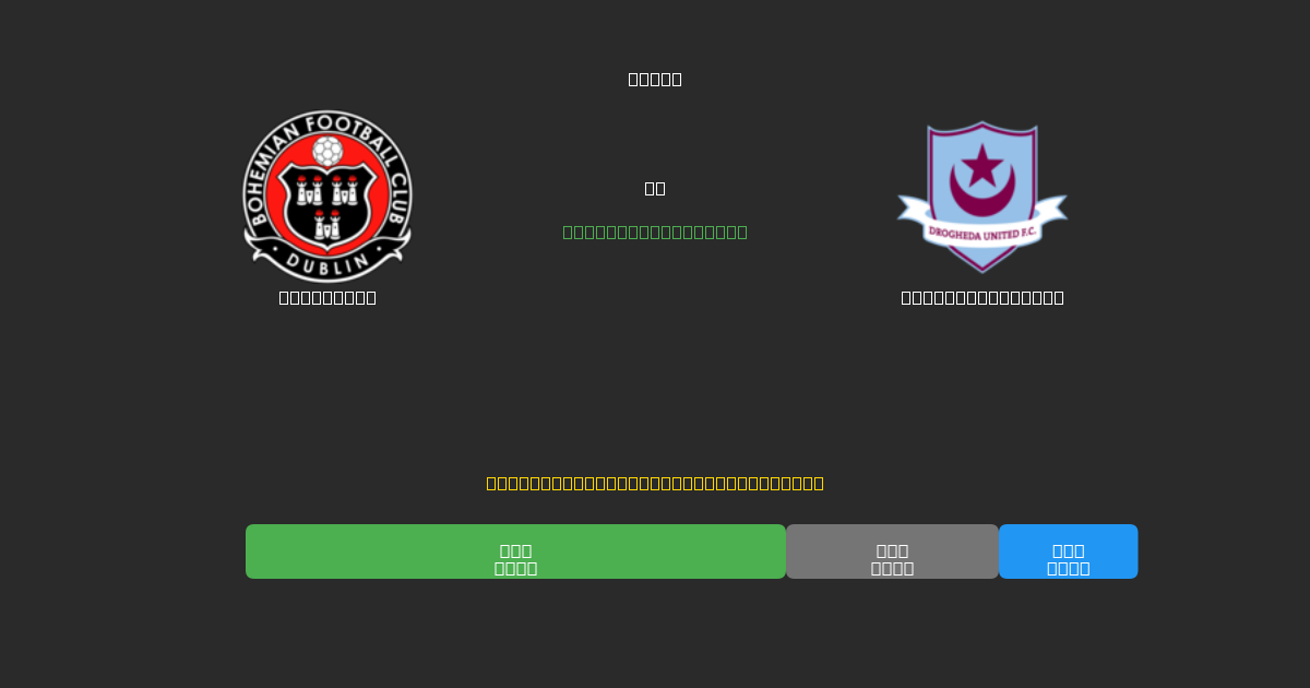 Bohemians vs Drogheda United - Ingyenes AI Előrejelzések, Fogadási Tippek és Szorzók