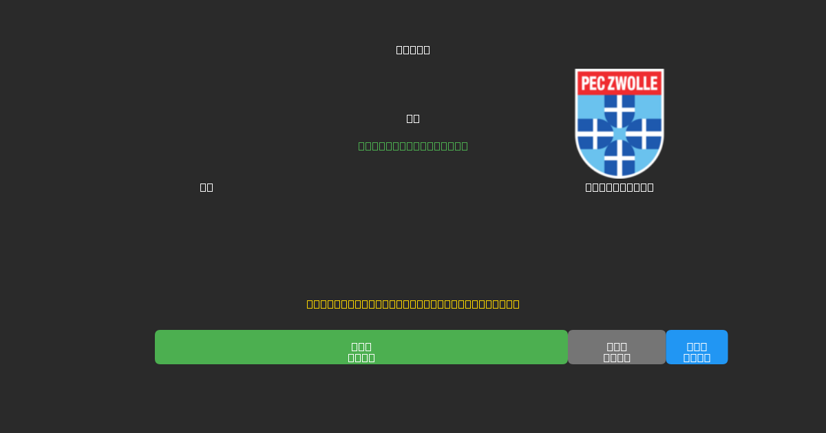 AZ vs PEC Zwolle - Ingyenes AI Előrejelzések, Fogadási Tippek és Szorzók