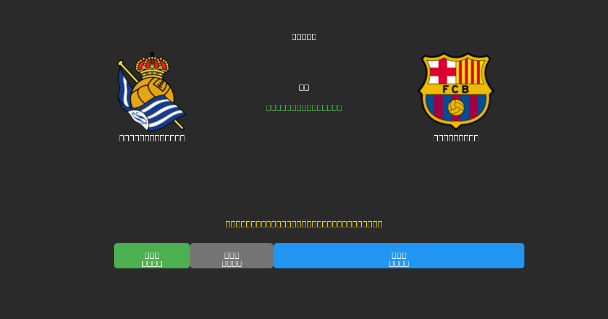 Real Sociedad vs Barcelona - Ingyenes AI Futball Előrejelzések 80%+ Pontossággal