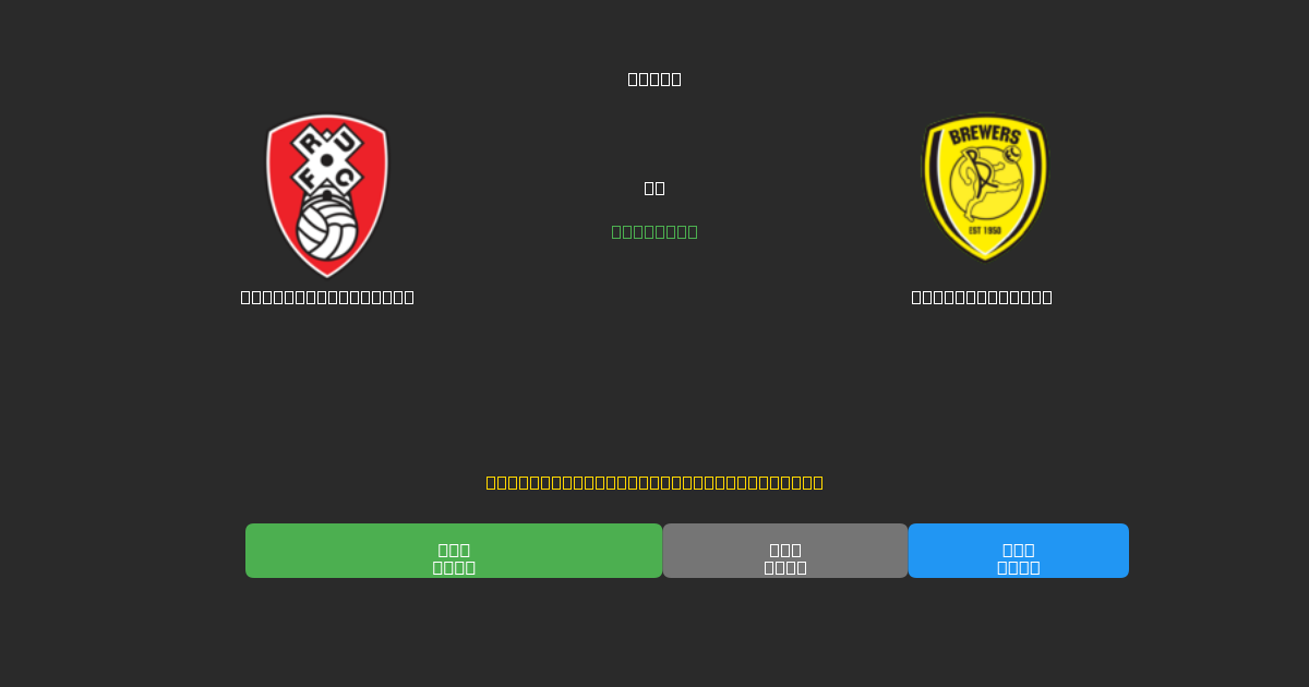 Rotherham United vs Burton Albion - Prediksi Sepak Bola AI Gratis dengan Akurasi 80%+
