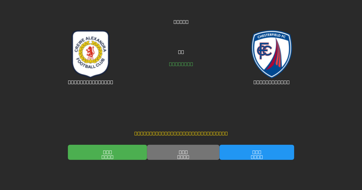 Crewe Alexandra vs Chesterfield - Prediksi Sepak Bola AI Gratis dengan Akurasi 80%+