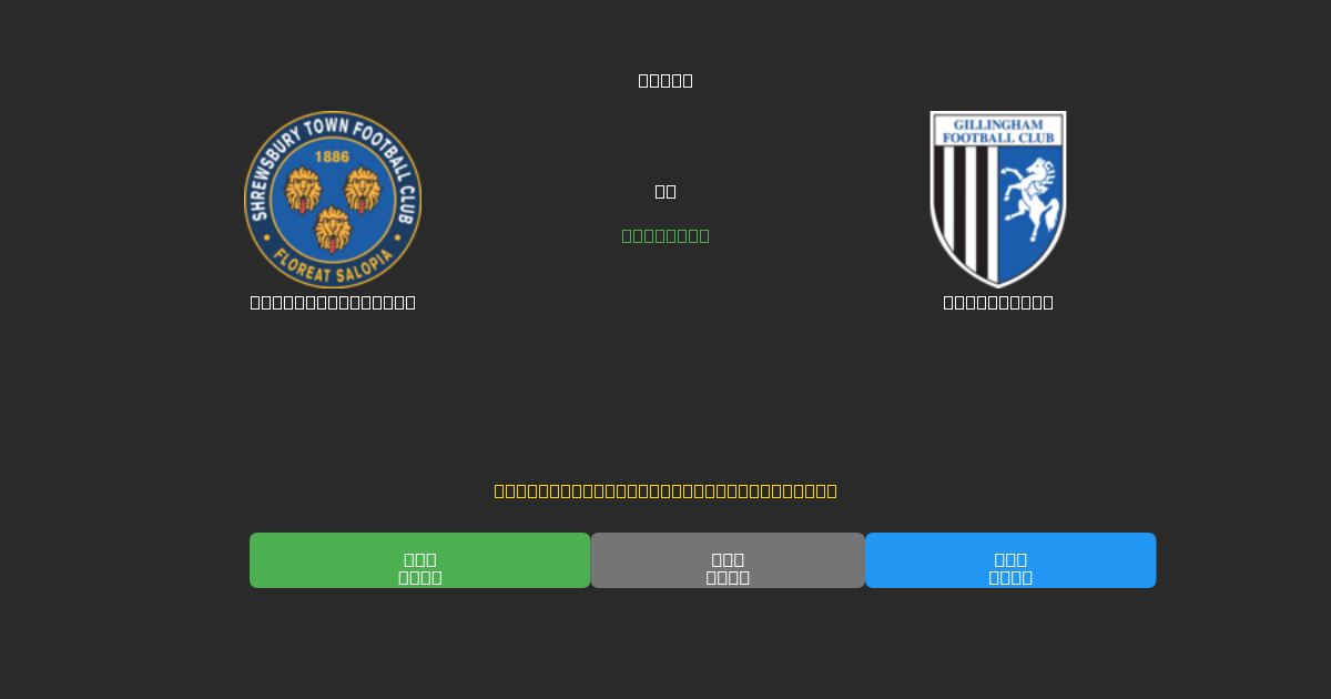 Shrewsbury Town vs Gillingham - Prediksi Sepak Bola AI Gratis dengan Akurasi 80%+