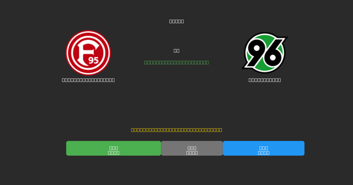 Fortuna Düsseldorf vs Hannover 96 - Prediksi AI Gratis, Tips Taruhan dan Odds