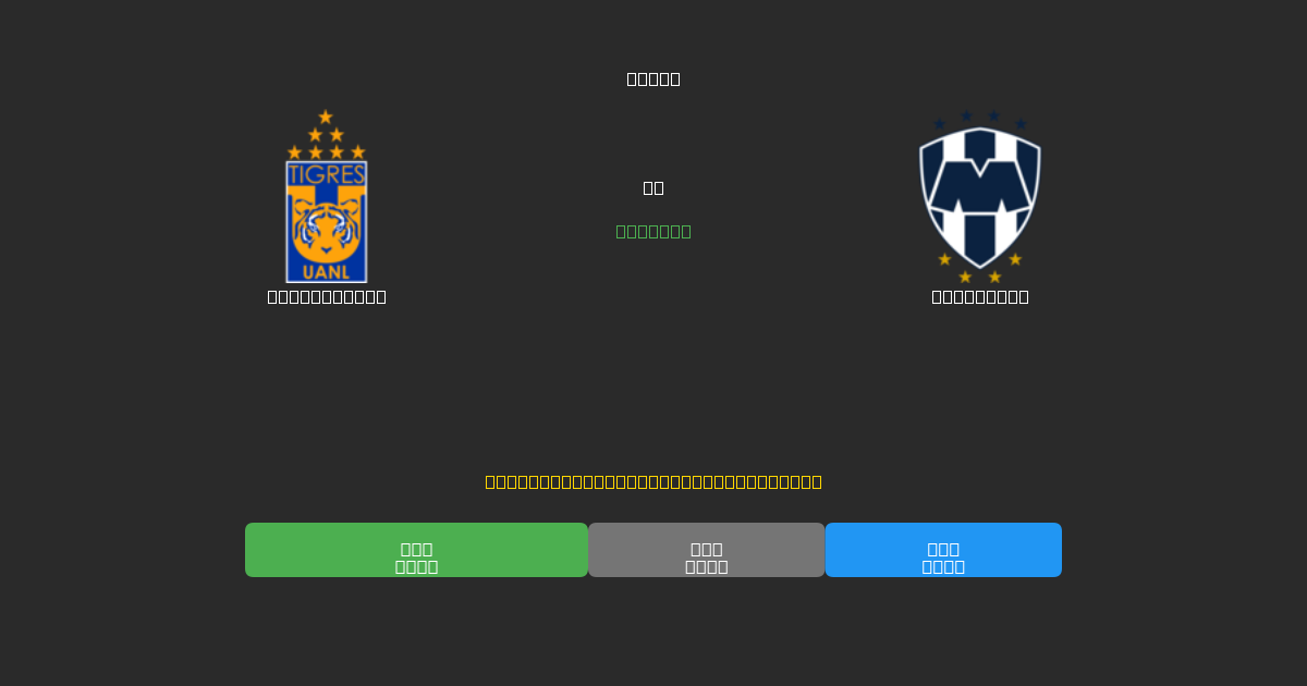 Tigres UANL vs Monterrey - Prediksi AI Gratis, Tips Taruhan dan Odds