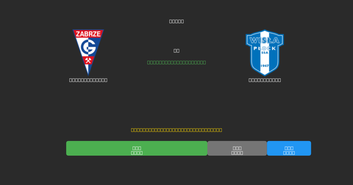 Górnik Zabrze vs Wisła Płock - Prediksi Sepak Bola AI Gratis dengan Akurasi 80%+