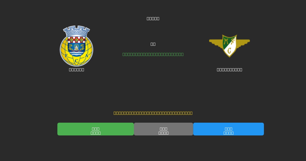 Arouca vs Moreirense - Prediksi Sepak Bola AI Gratis dengan Akurasi 80%+