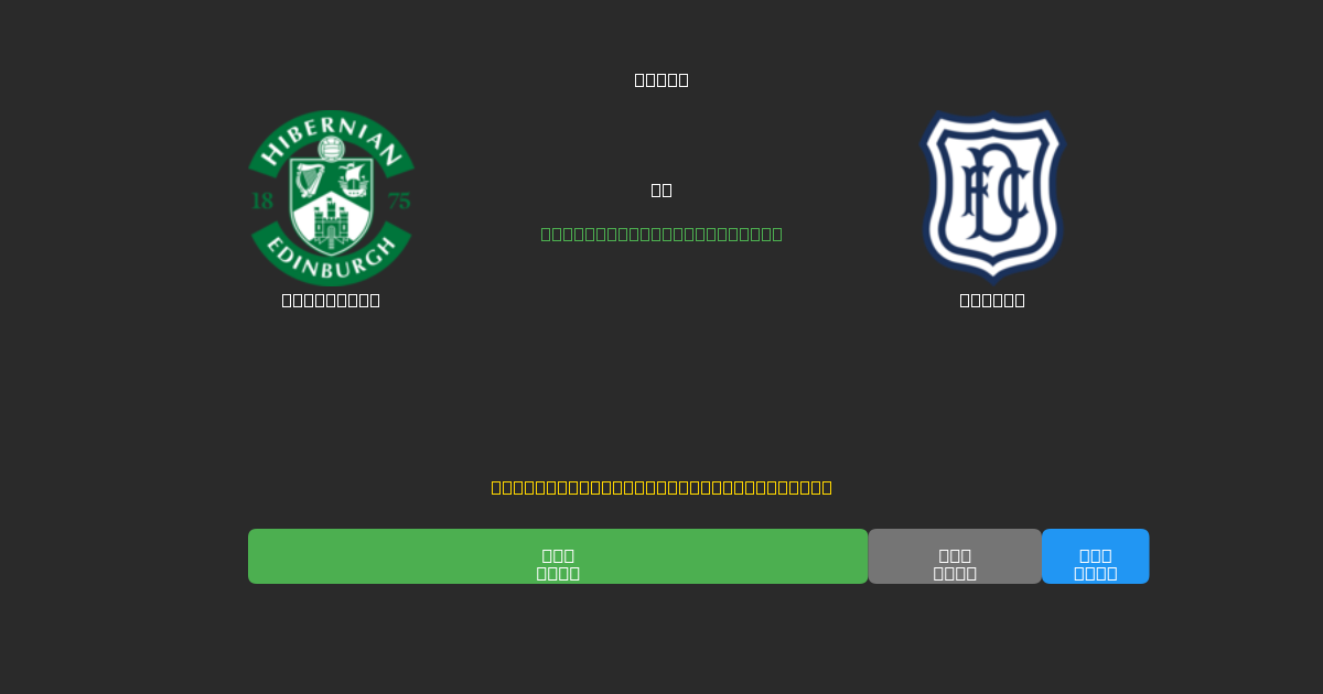 Hibernian vs Dundee - Prediksi Sepak Bola AI Gratis dengan Akurasi 80%+