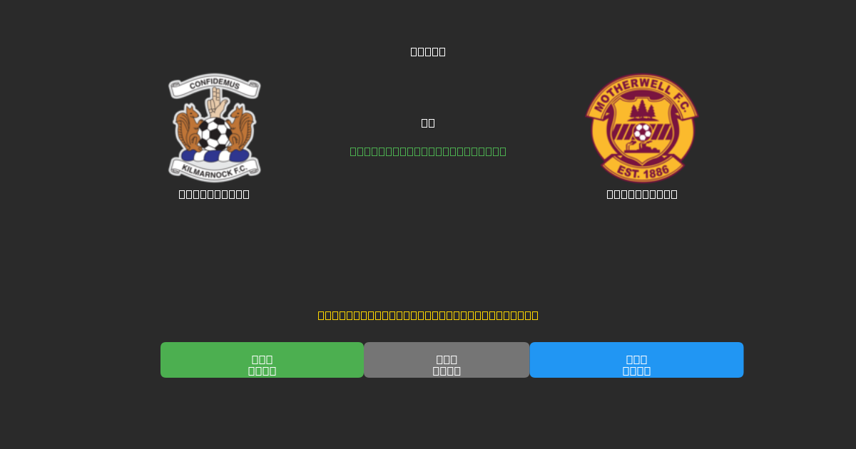 Kilmarnock vs Motherwell - Prediksi Sepak Bola AI Gratis dengan Akurasi 80%+