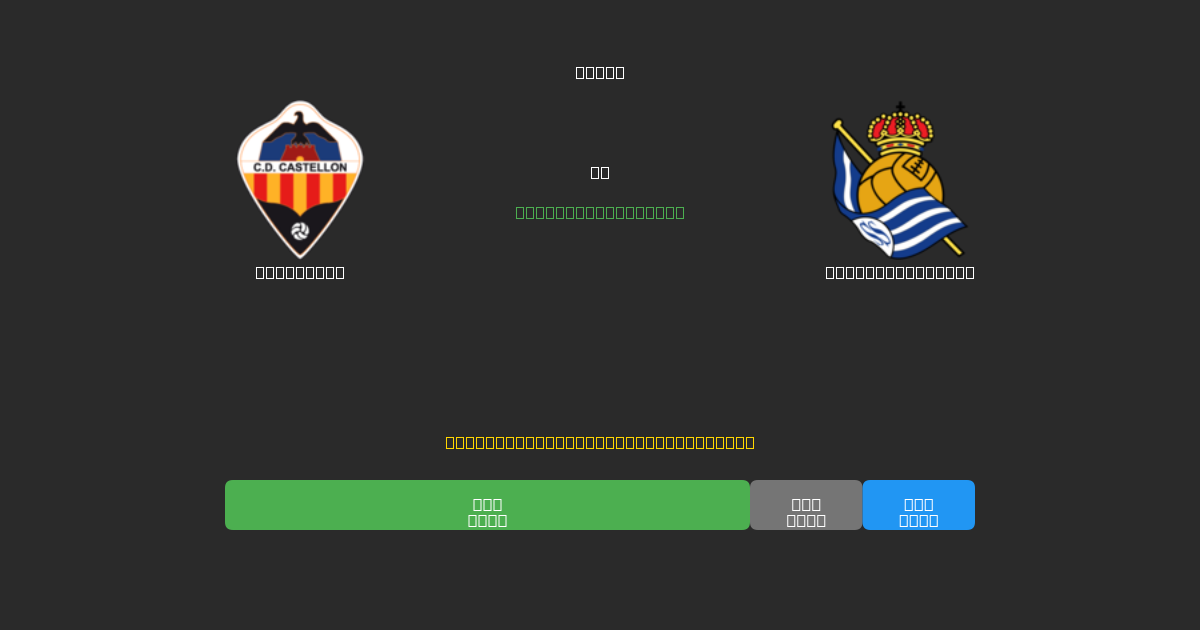Castellón vs Real Sociedad B - Prediksi Sepak Bola AI Gratis dengan Akurasi 80%+
